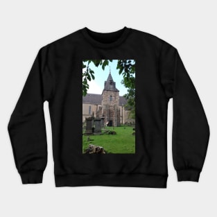 Church Tower, Old Parish Church, Rutherglen, Scotland Crewneck Sweatshirt